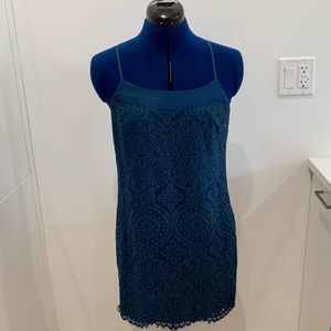 Cynthia Steffe Teal Shift Dress